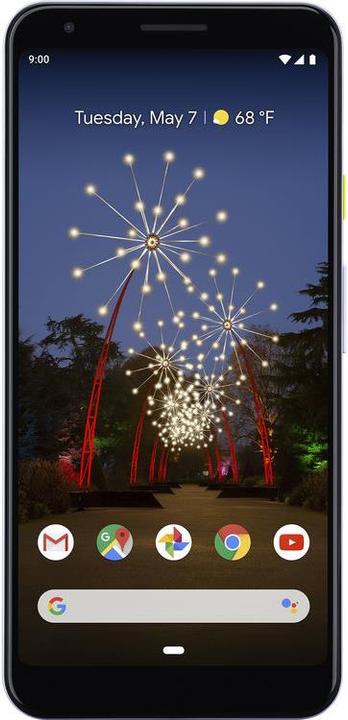 Productafbeelding Google Pixel 3a (64 GB, Duidelijk wit, 5.60", Enkele SIM, 12.20 Mpx, 4G)