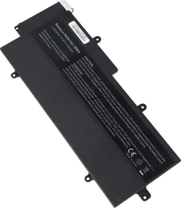 Image du produit Toshiba Akku Portege Z830 Ultrabook Akku, Z835, Z930, Z935, PA5013U, PA5013U-1BRS (4 cellules, 3000 mAh)