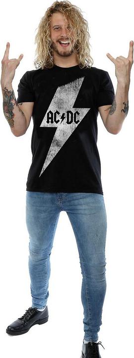 Immagine prodotto AC/DC Maglietta da uomo in cotone Lightning Bolt (L)