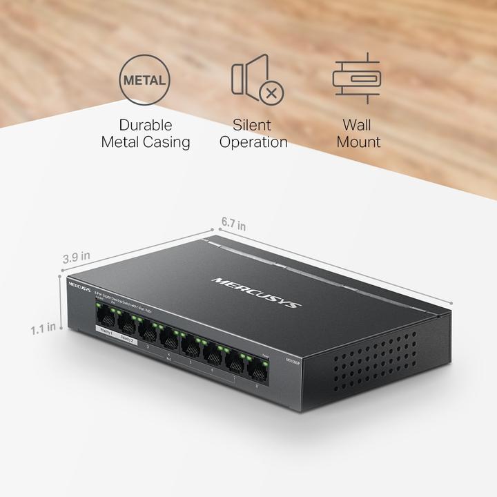 Produktbild Mercusys MS108GP (8 Ports)