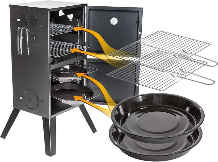 Actual product image tectake smoking oven (35.50 cm)
