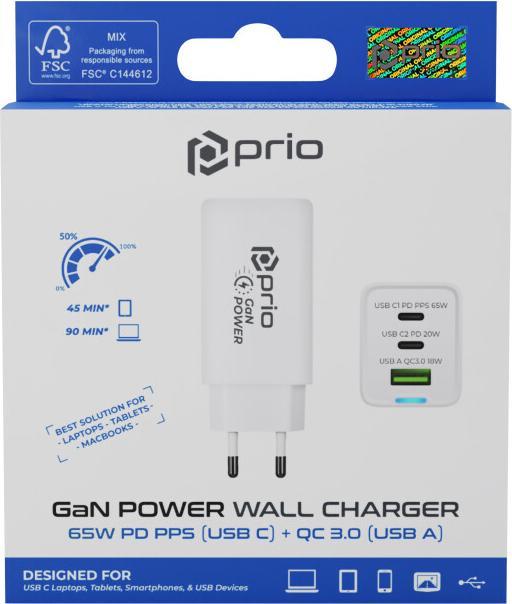 Immagine prodotto prio Caricabatterie da parete (65 W)