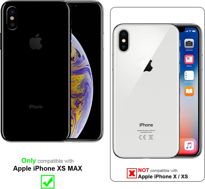 Produktbild Cadorabo Displayschutzglas mit Einbauhilfe (3 Stück, Apple iPhone XS Max)