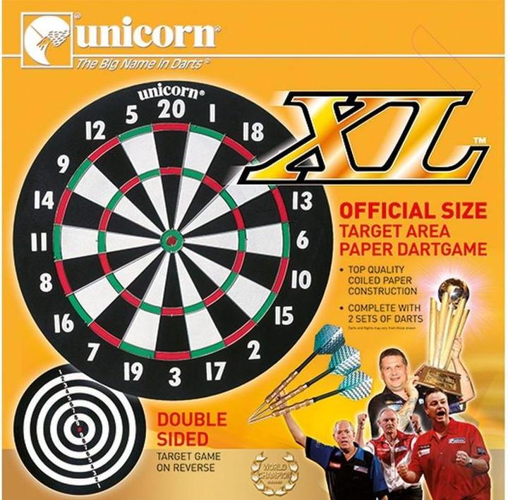 Produktbild Unicorn Paper Dartboard 17"x 3/4"Xl