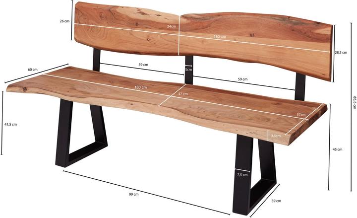 Actual product image Wohnling Gaya (180 cm)