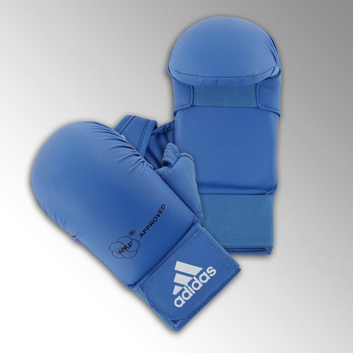 Immagine prodotto adidas WKF Karate Faustschutz ( mit Daumenschutz rot Original) (S)