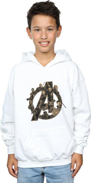 Image du produit - Sweat à capuche AVENGERS INFINITY WAR LOGO - Garçon (140, 146)