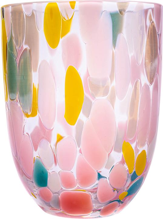 Actual product image Anna von Lipa 250 ml drinking glass confetti pink (0.25 l)