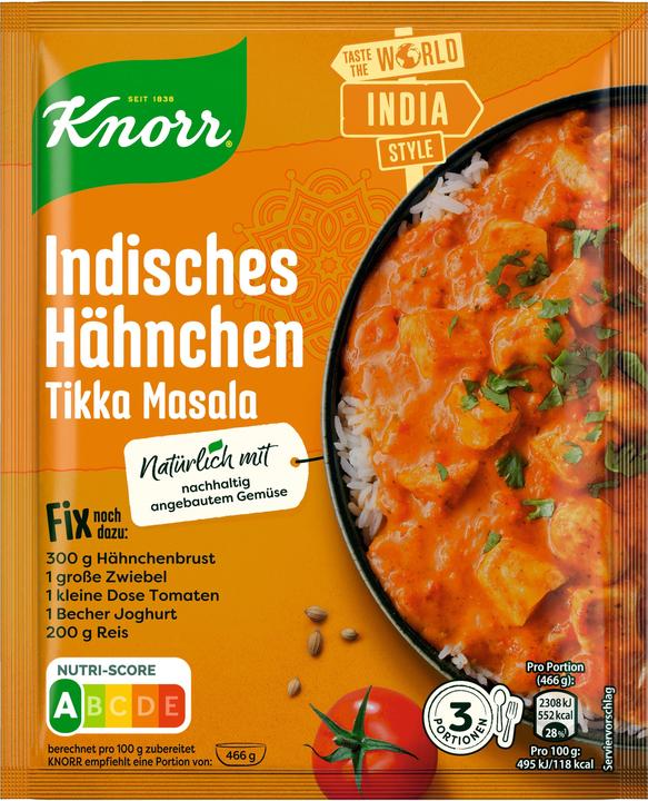 Knorr Rimedio per il pollo indiano Tikka Masala (36 g)