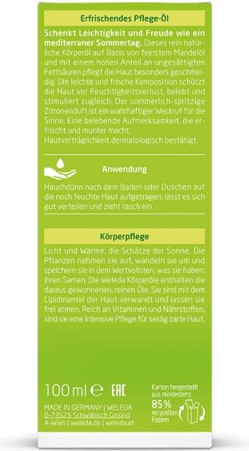 Actual product image Weleda Citrus (Body oil, 100 ml)