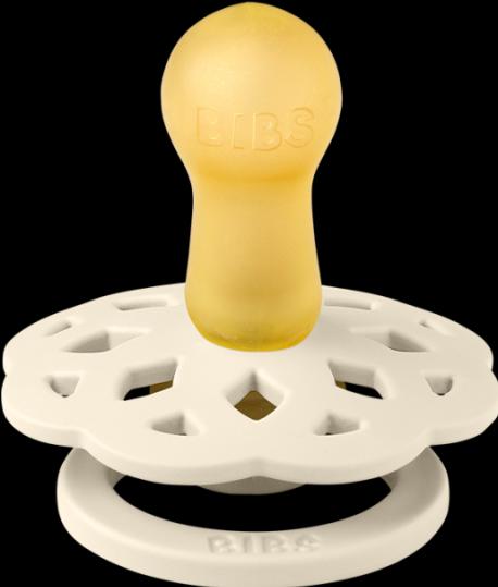 Actual product image Bibs Bohème latex dummy (size 2, 6-18 months), Ivory/Sage (2 x, 6 - 18 M.)