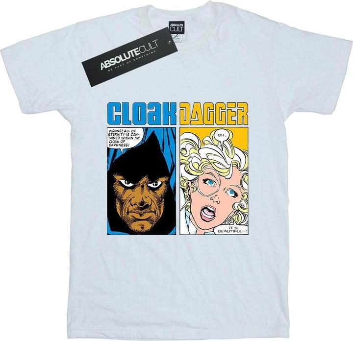 Actual product image Mens Cloak And Dagger Comic Panels T-Shirt (L)
