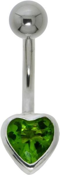 Image du produit Bijouteria Piercing nombril (Acier inoxydable, Argent 925, Zircone)