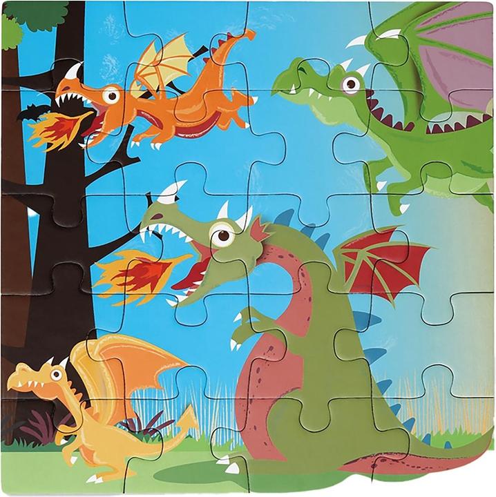 Produktbild Scratch Reise Magnetpuzzle Drachen (20 Teile)
