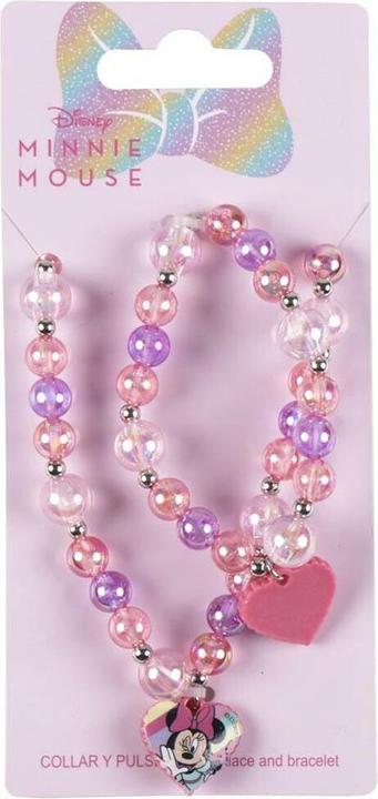 Produktbild Minnie Mouse Halskette und Armbänder Set 2 Stücke Rosa