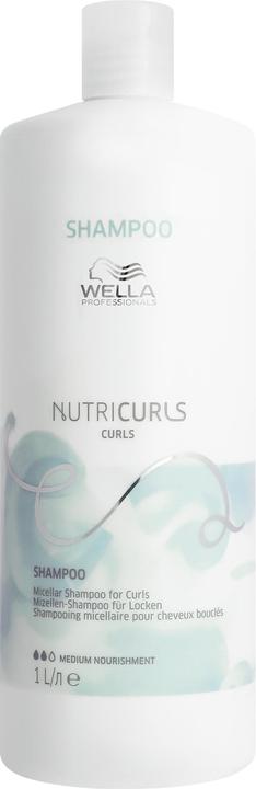 Wella NutriCurls Mizellen-Shampoo für Locken (1000 ml, Shampoing liquide)