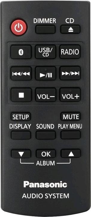 Immagine prodotto Panasonic SCPM250BEGK (Bluetooth, Lettore CD, 2x 20 W)