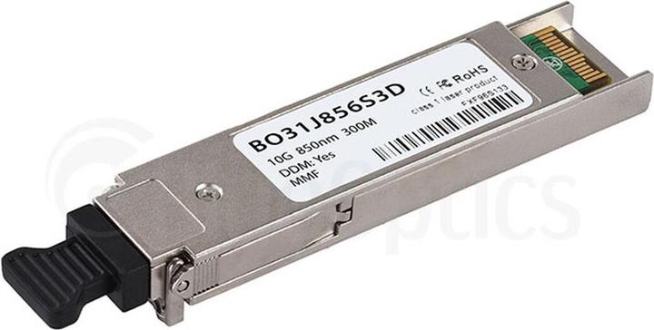 Image du produit BlueOptics 10121. Type d'émetteur-récepteur SFP : Fibre optique, Taux de transfert de données maximum : 10000