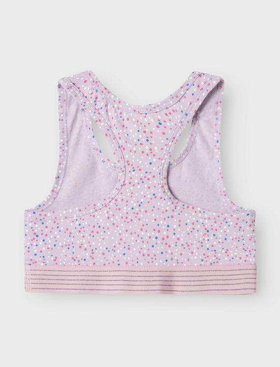 Actual product image Name it Nkfshort Top 2p Pastel Lilac Dot Noos (122, pack of 2)