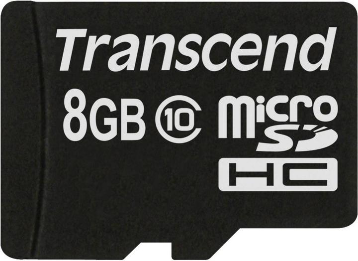 Actual product image Transcend Sdhc Card Micro 8gb Class 10 (8 GB, microSDHC, U1, UHS-I)
