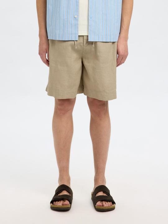 Image du produit Selected Homme Loose Fit Shorts aus Leinengemisch (XL)