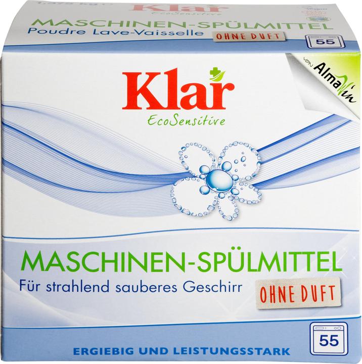 Image du produit Klar Détergent pour le lavage de la vaisselle en machine (Poudre, 55 x)