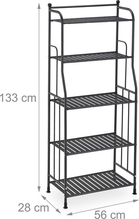 Productafbeelding Relaxdays Rechtopstaande plank (56 x 28 x 133 cm)