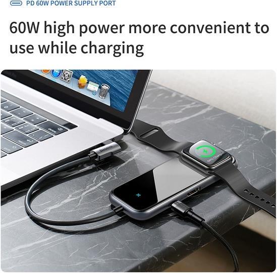 Produktbild Baseus Mirror Series Multifunktioneller HUB (USB-C, 6 Ports)
