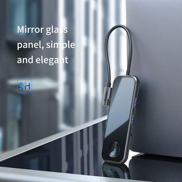 Produktbild Baseus Mirror Series Multifunktioneller HUB (USB-C, 6 Ports)
