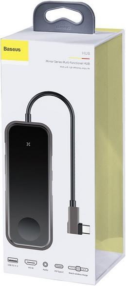 Baseus Mirror Series Multifunctional HUB (USB-C, 6 Ports)