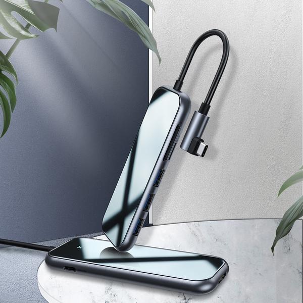 Produktbild Baseus Mirror Series Multifunktioneller Hub (USB-C, 7 Ports)