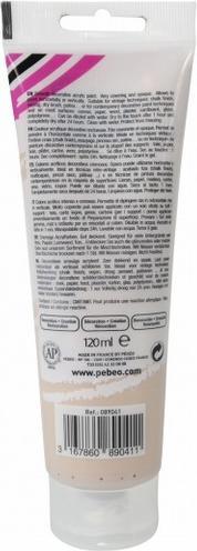 Image du produit Pebeo Decocrème Peinture acrylique mate (Taupe, 120 ml)