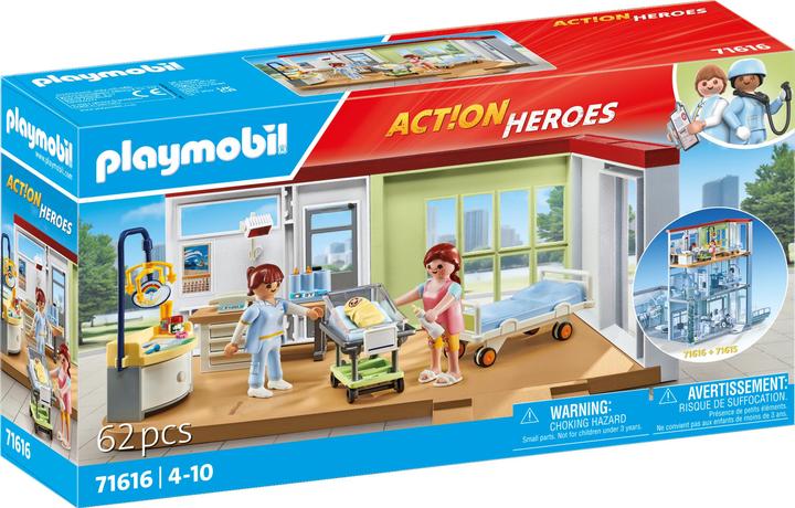 Playmobil Entbindungsstation (71616, Playmobil Action Heroes)