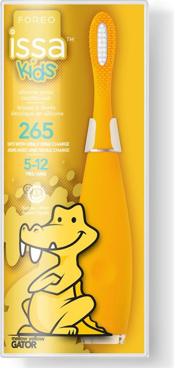 Produktbild Foreo Schallzahnbürste ISSA Kids Mellow Yellow Gator (Schallzahnbürste)