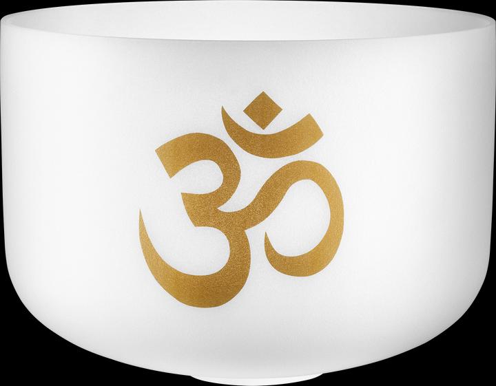 Actual product image Meinl Planetary Tuned Crystal Singing Bowl 16" - Om (Percussion)