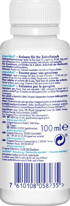 Actual product image Meridol Mouthwash (100 ml, Mouthwash)