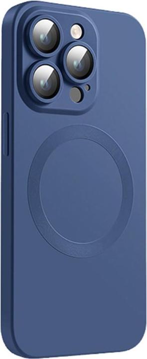 Image du produit Ueli Express Coque en silicone MagSafe avec protection en verre pour appareil photo (Apple iPhone 15 Pro Max)