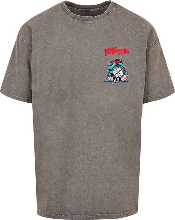 Immagine prodotto Merchcode ALARM CLOCK - T-shirt oversize lavata con acido - 113035 (L)