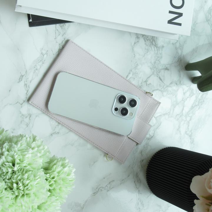 Image du produit PhoneLook Pochette à bandoulière universelle pour smartphone en cuir végétal avec lanière en cuir (végétal)