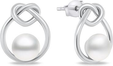 Produktbild Brilio Silver - Original silver stud earrings with pearl EA786W