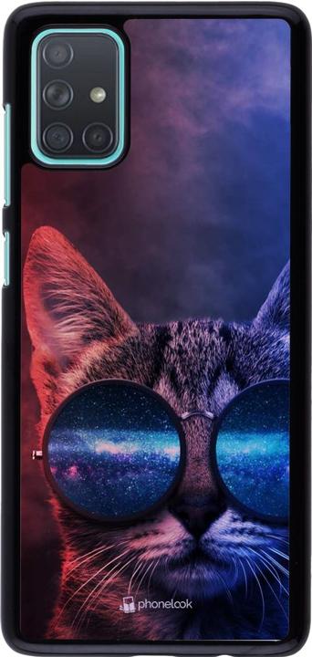 Immagine prodotto PhoneLook Copertina Occhiali da Gatto Rosso Blu (Samsung Galaxy A71)