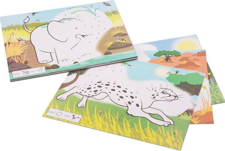 Actual product image Melissa & Doug Point to Point - WildAnimals