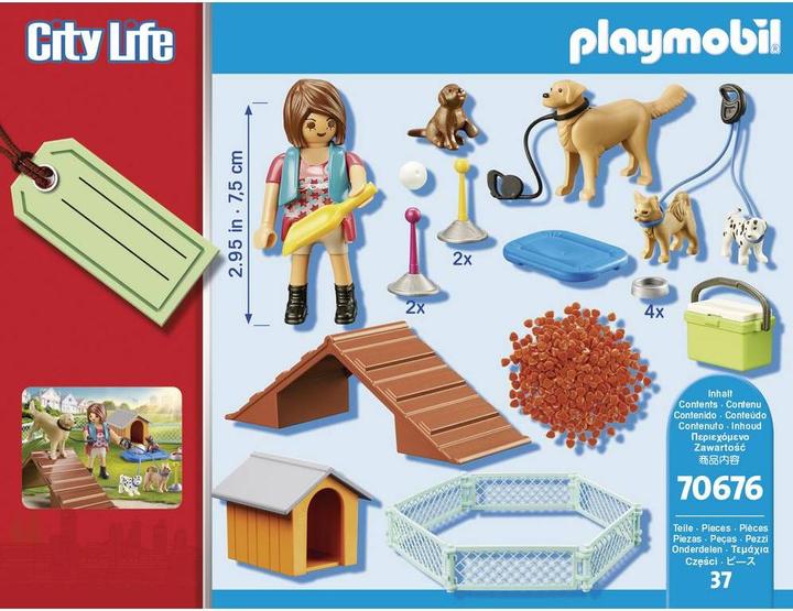 Produktbild Playmobil Geschenkset 'Hundetrainerin' (70676, Playmobil City Life)