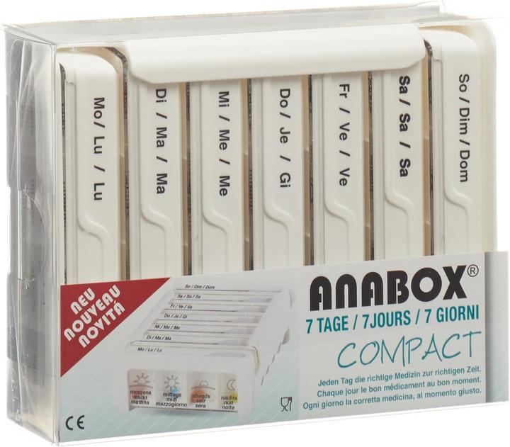 Immagine prodotto Anabox Compatto 7 giorni tedesco/francese/italiano bianco