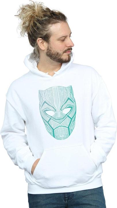 Produktbild Schwarzer Panther Stammesmaske Hoodie (M)