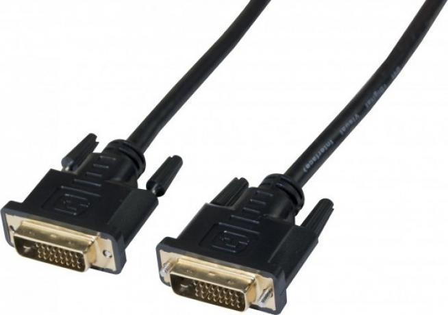 Actual product image Exertis Connect DVI monitor cable, dual link, 24+1pin DVI-D St./St., 10.0 m For connecting monitors and beamers wi (10 m, DVI)