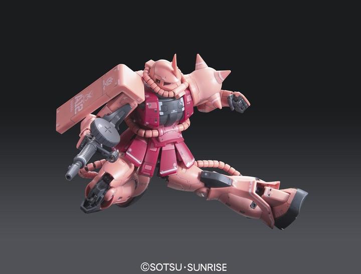 Actual product image Bandai RG Zaku II Char