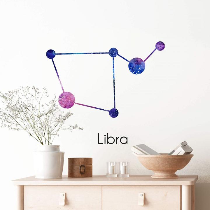Immagine prodotto Trenddeko Costellazione della Bilancia - Libra (30 x 19 cm)