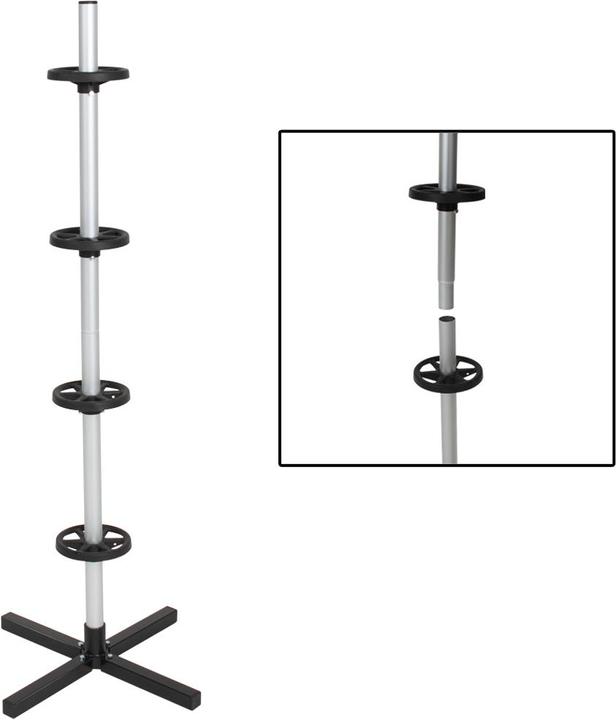 Actual product image tectake Rim tree Tyre stand