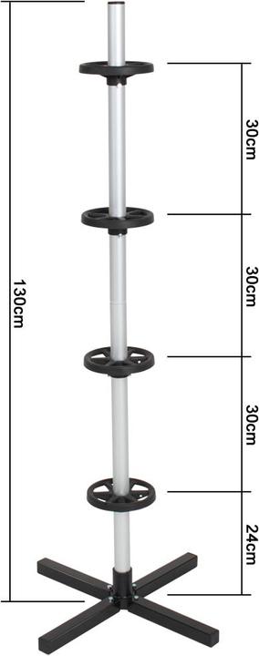 Actual product image tectake Rim tree Tyre stand